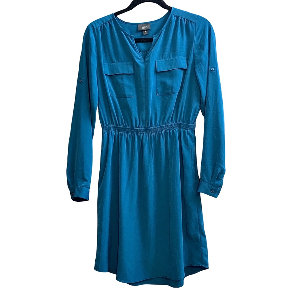 Mossimo blue shirt dress